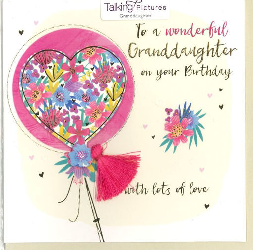 Picture of GRANDDAUGHTER BIRTHDAY CARD